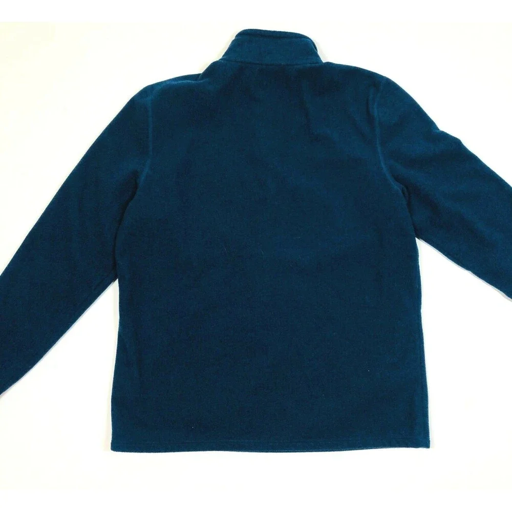 L.L. Bean Men's 1/4 Zip Pull Over Active Fleece Jacket Camping Hiking Outdoors L